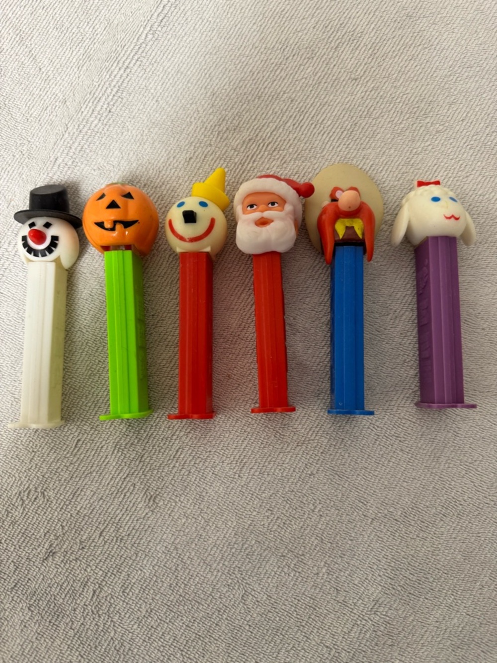 6 Vintage PEZ Dispensers